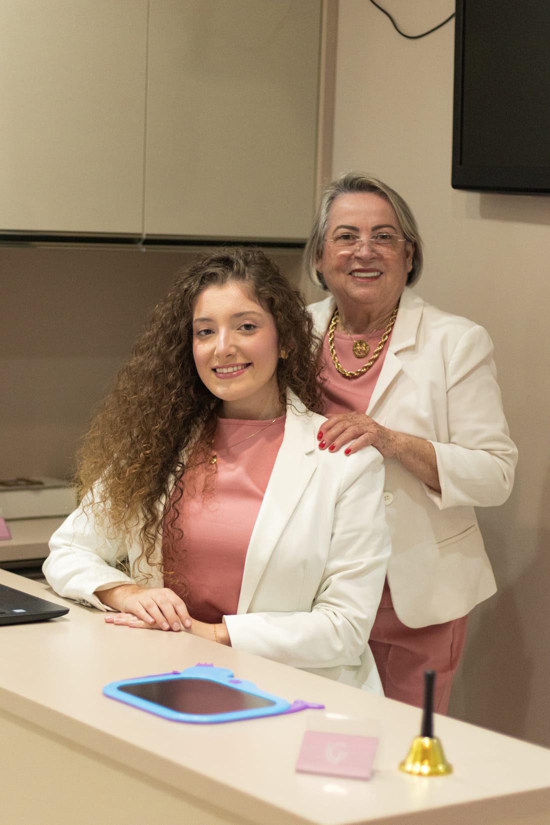 Nossas recepcionistas
